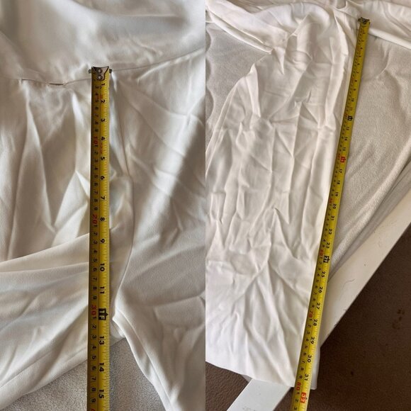 NWT ZARA White Sleeveless Cowl Neck Belted Jumpsuit S BLOGGER FAV - Picture 14 of 16